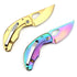 Price US$ 8.46 High Quality Other Promotional & Business Gifts Pocket Folding Camping Outdoor Small Mini Knife In Gold Rainbow Color Buy On Alfknives.com