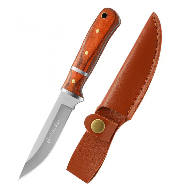 Price US$ 8.76 High Quality New Design Colored Wood Handle Full Tang Fixed Blade Knife Survival Camping Knife For Outdoor Cutting Food Buy On Alfknives.com