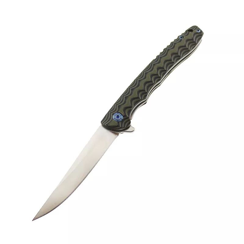 Hot Sale 7CR Stainless Steel Blade G10 handle Folding Survival Camping Tactical Knife for outdoor