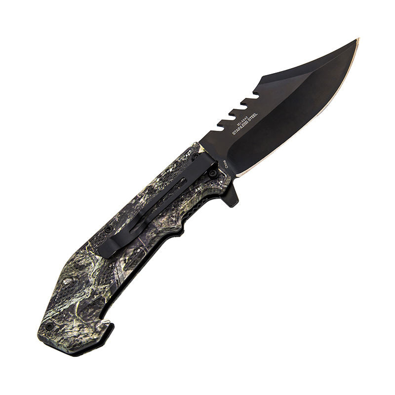 Price US$ 10.07 High Quality Oem Customized Black Stainless Steel Blade Outdoor Camping Pocket Knife Multi Purpose Survival Folding Knife Buy On Alfknives.com