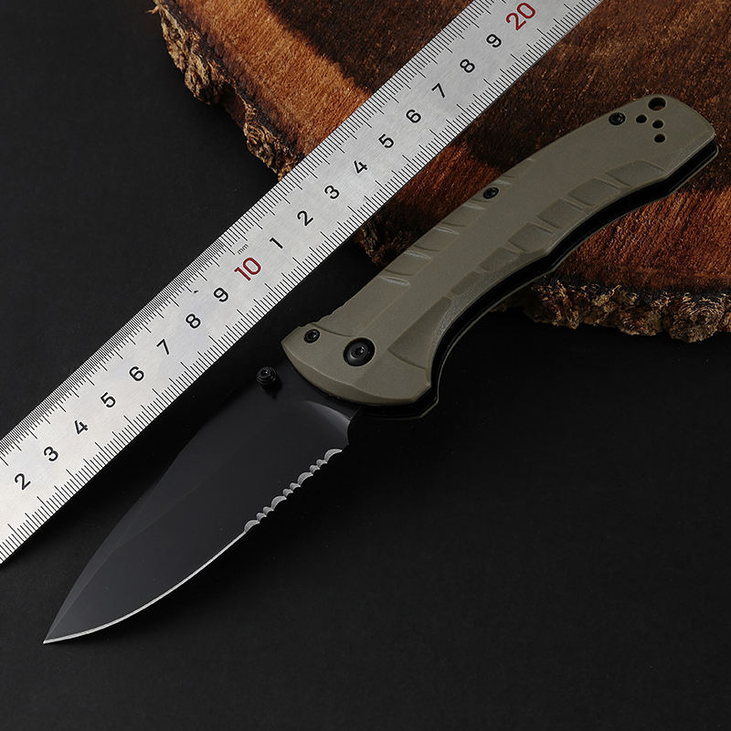 Price US$ 15 High Quality 980Sbk Turr Pocket Knife Axis Manual Folding Knife Titanium Coated Serrated Blade Nylon Glass Fiber Handle Outdoor Knives Buy On Alfknives.com