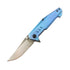 High quality titanium handle folding camping survival tactical knife