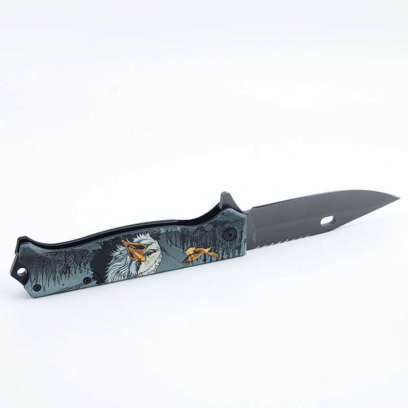 Price US$ 11.89 High Quality Fa47 Portable Forge Handmade 440C Stainless Steel Hunting Outdoor Camping Survival Folding Knife With Rope Buy On Alfknives.com