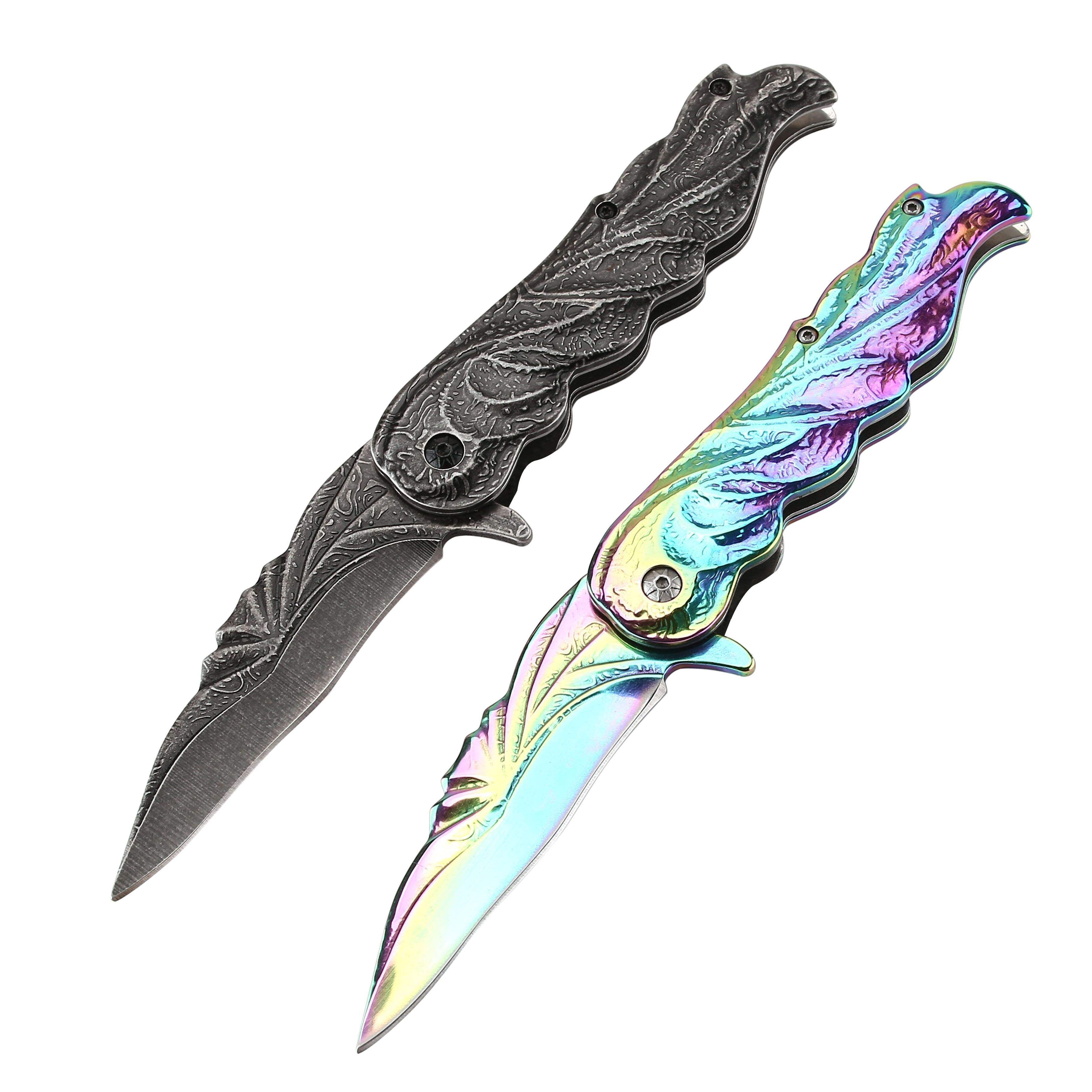 Price US$ 10.82 High Quality Hot Selling Color Steel Blade Outdoor Camping Stainless Steel Folding Pocket Knife Buy On Alfknives.com