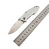 Hot sell stainless steel blade aluminium handle folding survival rescue pocket knife