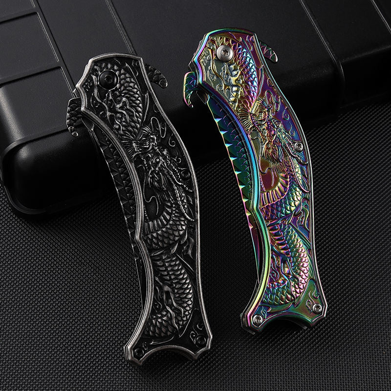 Price US$ 11.86 High Quality Good Look Folding Pocket Knives 3D Printing Handle Camping Hunting Survival Knife For Daily Use Buy On Alfknives.com