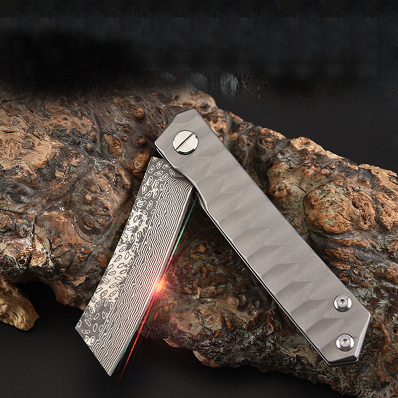 Price US$ 38.8 High Quality High Quality Survival Outdoor Hunting Folded Folding Pocket Camping Knives Damascus Blade Buy On Alfknives.com