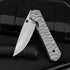 Price US$ 31.4 High Quality New Design Titanium Handle Pocket Folding Knife D2   Damascus Blade Outdoor Camping Utility Fruit Knives Gift Knife Buy On Alfknives.com