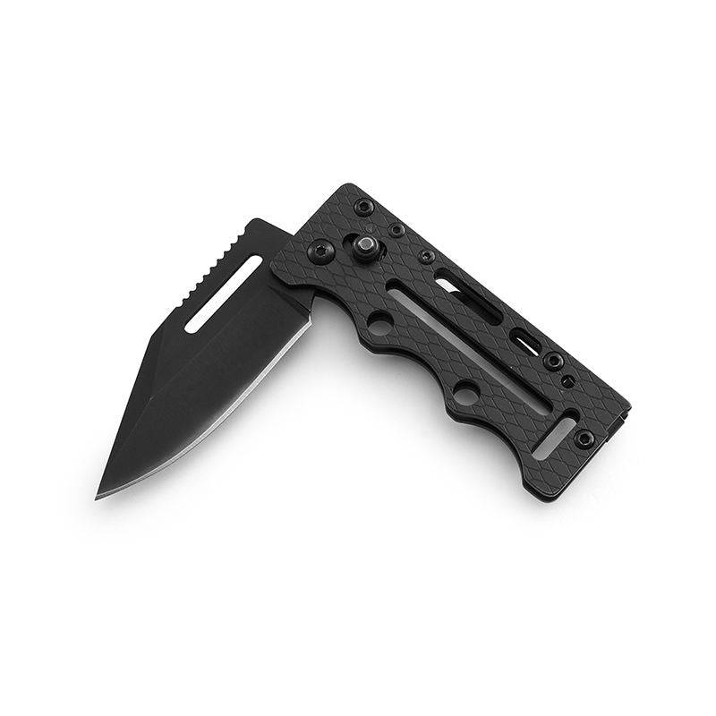 Price US$ 9.88 High Quality Other Camping & Hiking Products Knife Full Black Mini Stainless Steel Camping Self Defense Edc Knife Buy On Alfknives.com