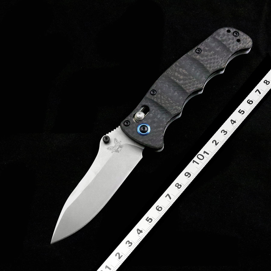 BENCHMADE BM484S-1 Nakamura Carbon Handle AXIS Folding Knife