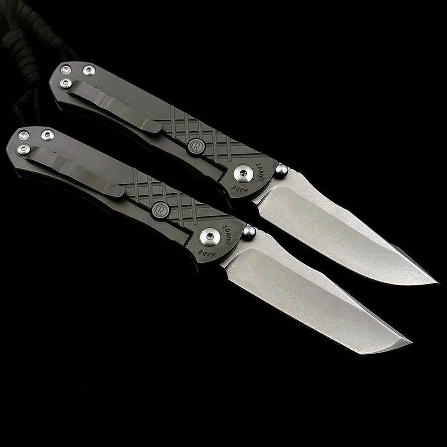 Chris Reeve Umnumzaan Titanium Handle Double Row Ceramic Bearing S35vn EDC Tool Folding Knife