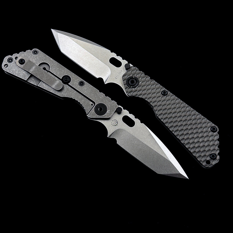 STRIDER  SNG LC Tanto titanium alloy version folding knife