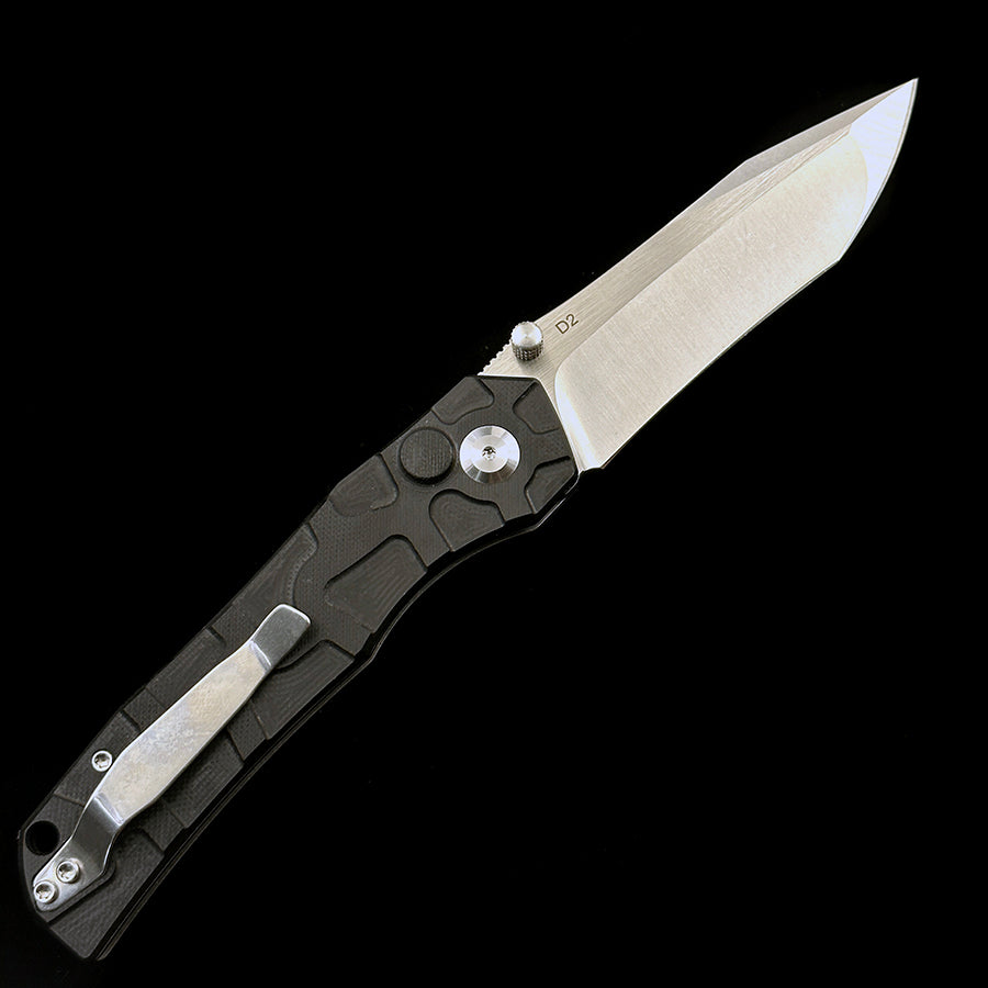 Shirogorov meteorite  secondary locking  folding knife