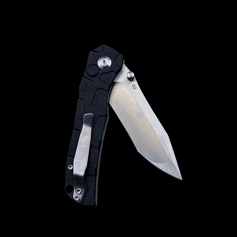 Shirogorov meteorite  secondary locking  folding knife