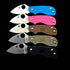 C154  No lock Squeak Folding Knife 2 Plain N690CO Blade, Pink FRN Handles