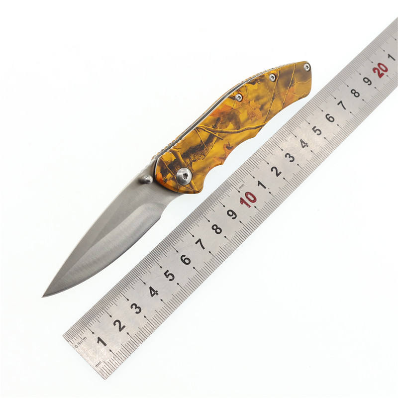 Hot selling camouflage color Handle Camping pocketoutdoor folding knife