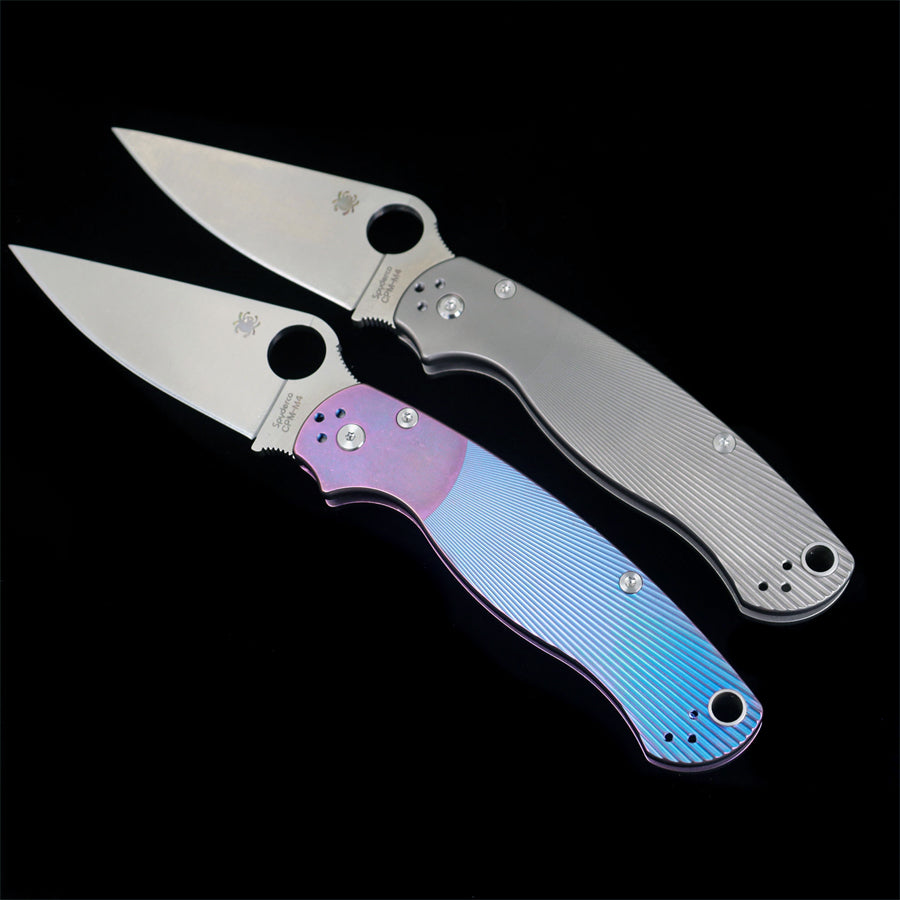 C81 Paramiliary 2 Titanium alloy M4 blade  bearing Folding Knife