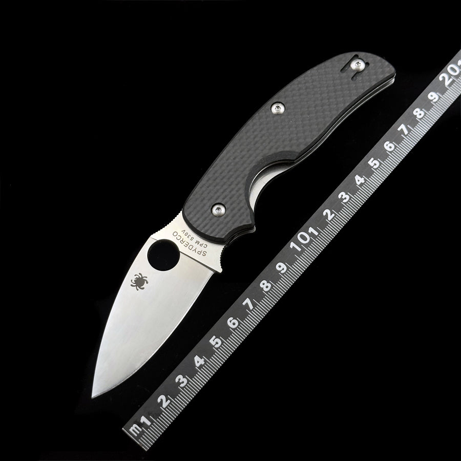 C147 carbon fiber folding knife